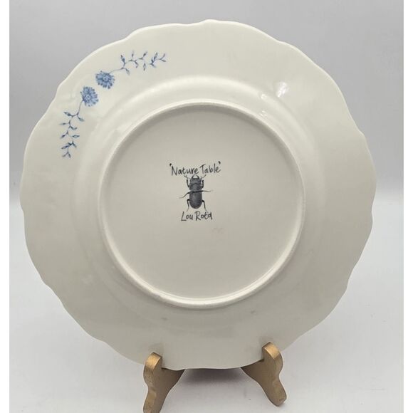 Anthropologie Lou Rota Nature Table Scarlet Ibis red  plate  9.5" Birds - Picture 3 of 8